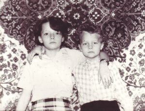 Юля и Олег Петкау, 1991 год, Георгиевск.